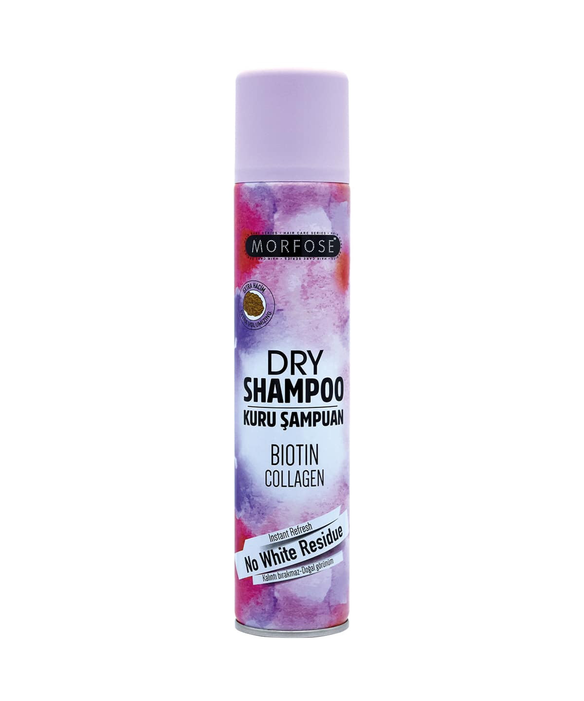 SHAMPOO SECO CON BIOTINA Y COLÁGENO MORFOSE EXTRA VOLUMINIZADOR 200 ML